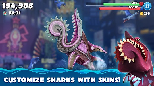 Hungry Shark World MOD APK [Unlimited Money | Menu] 3